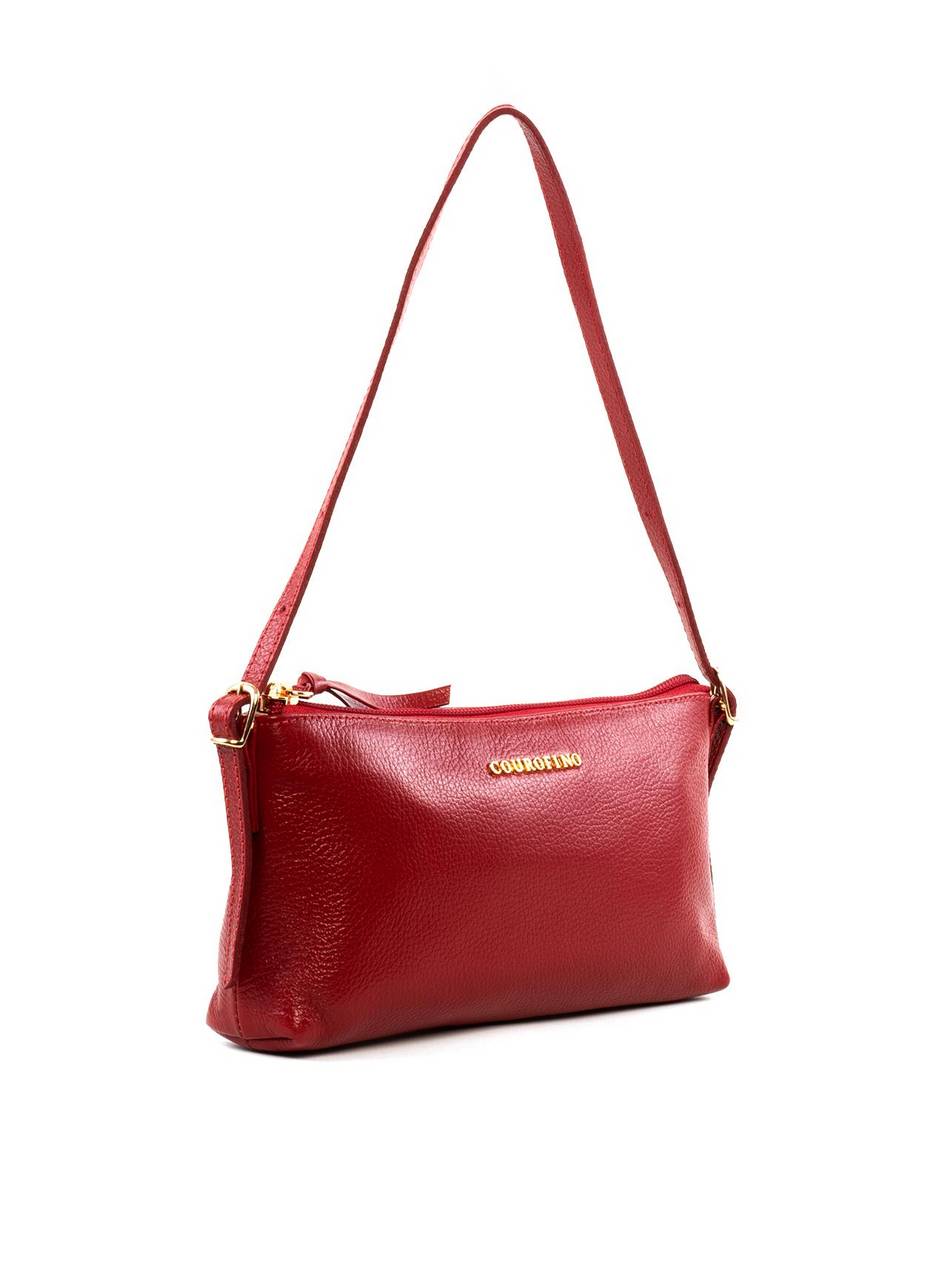 Bolsa Baguete Alça Mini Fivelas - Vermelha BSI-6382 - VE