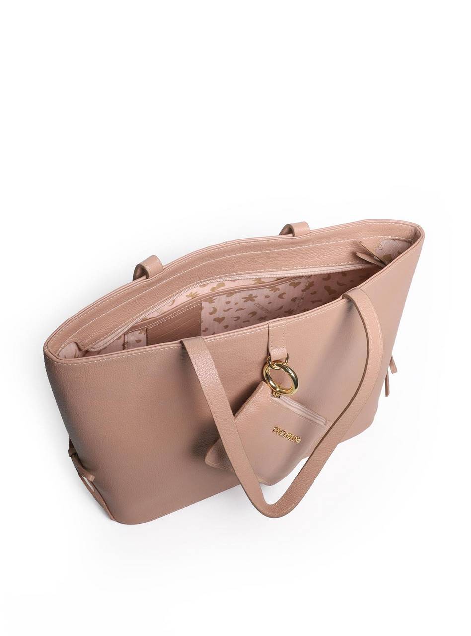 Bolsa Tote Mão Couro Nude BSI-5812 - NU