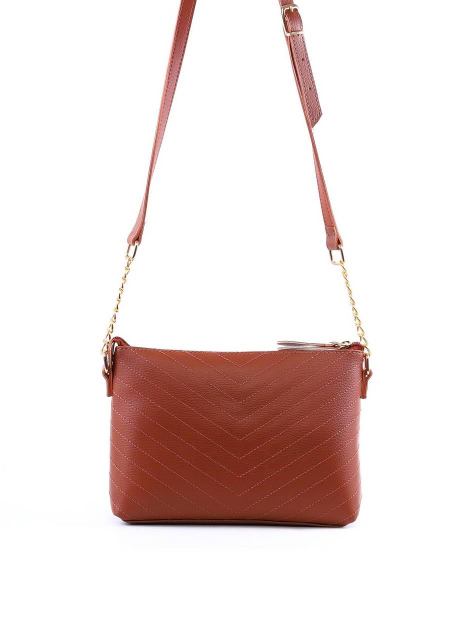 Bolsa Carteira Transversal com Costura - Castor BSI-6318 - CS