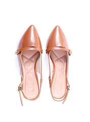 Scarpin Slingback Salto Kitten e Fivelas - Castor SDI-11759 - CS
