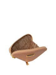 Bolsa Clutch Triangular Pequena Nude BSI-5532 - NU