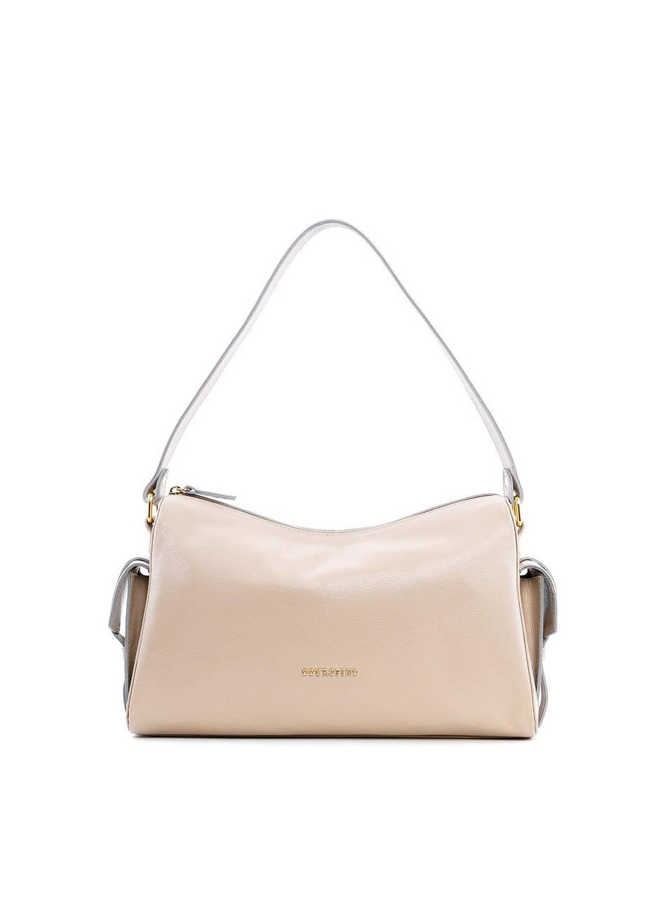 Bolsa Hobo com Bolsos Laterais - Cinza BSI-6452 - CZ