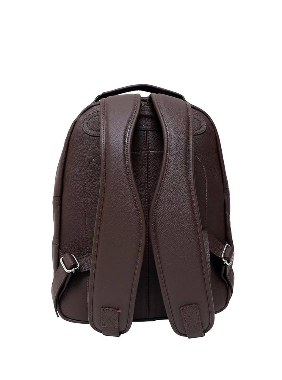 Mochila Masculina Executiva Couro Média Cacau MEI-406 - CA