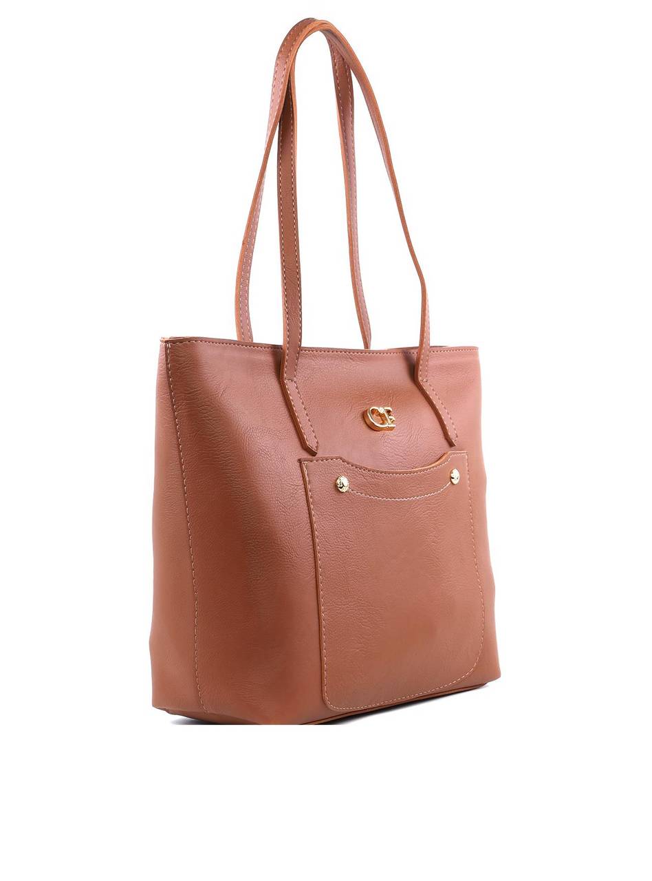 Bolsa Tiracolo com Bolso Frontal e Esferas - Castor BSI-6197 - CS