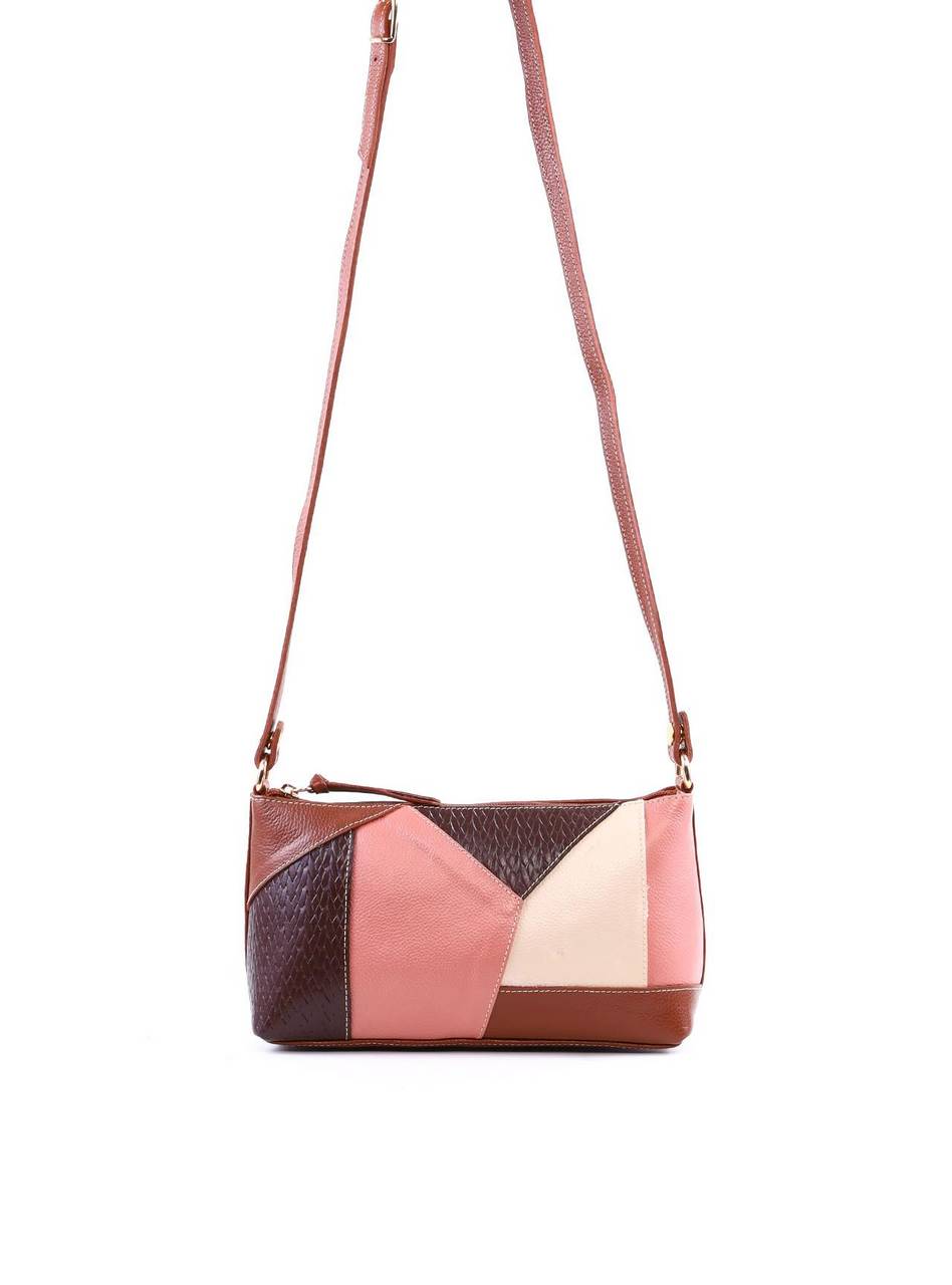 Bolsa Baguete com Retalhos - Castor BSI-6363 - CS