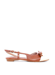 Sapatilha Slingback com Laço e Barbicacho - Castor SDI-11822 - CS