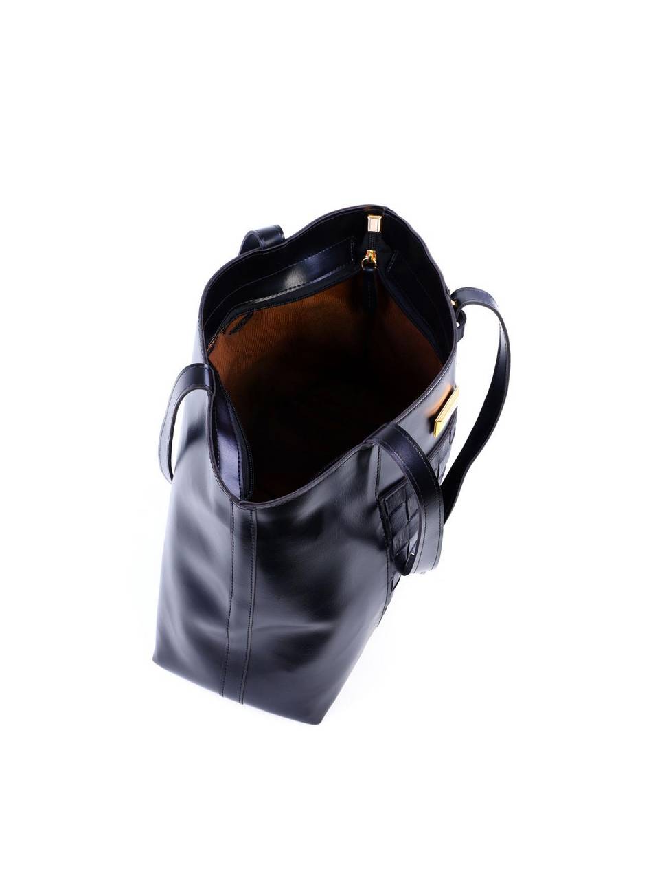 Bolsa Shopper com Bolso Frontal - Preta BSI-6264 - PR