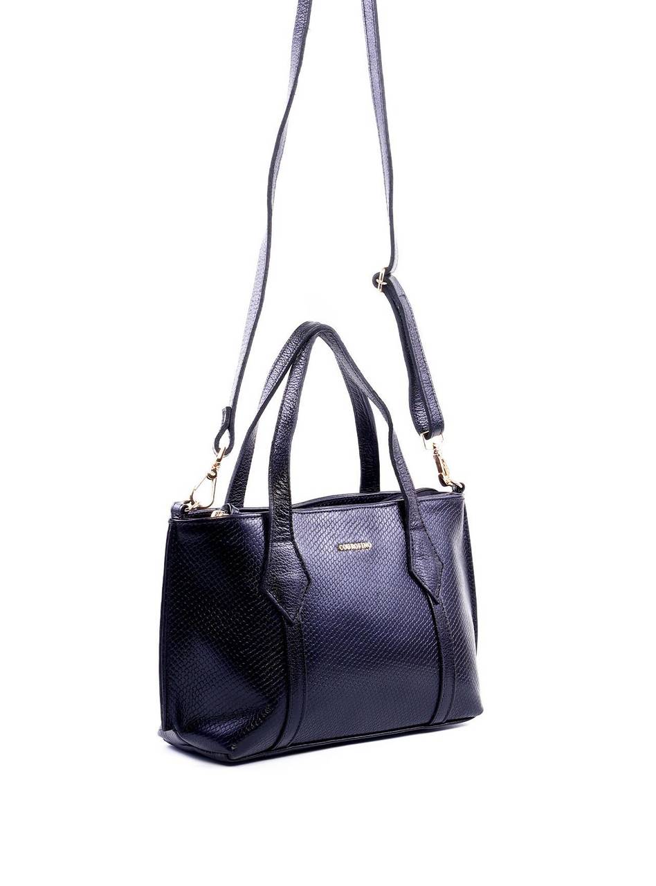 Bolsa Tote Alça Dupla Croco - Preta BSI-6329 - PR