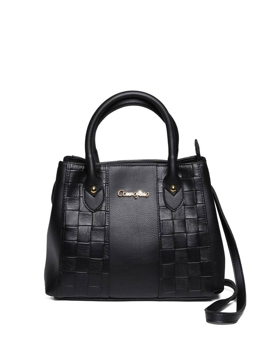 Bolsa Tote Mão Transversal Pequena Preta BSI-5766 - PR