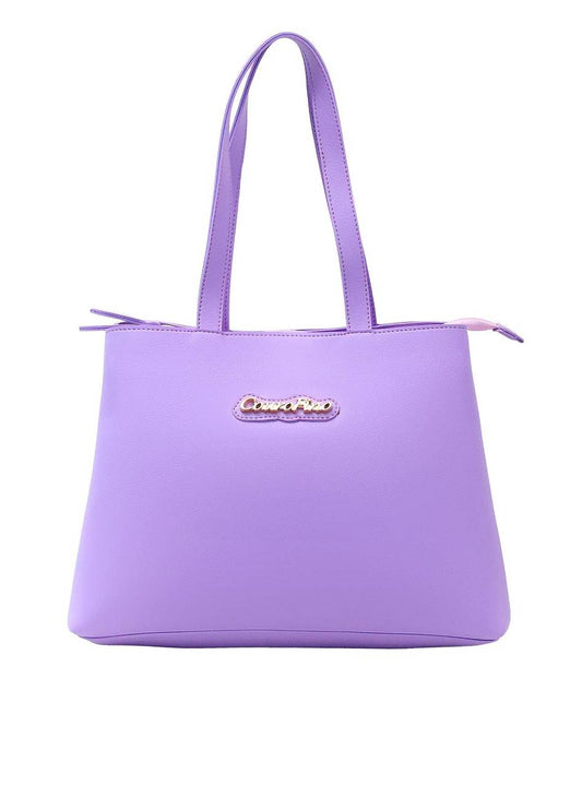 Bolsa Shopper Média Tiracolo Lisa Lilás BSI-5099 - LI