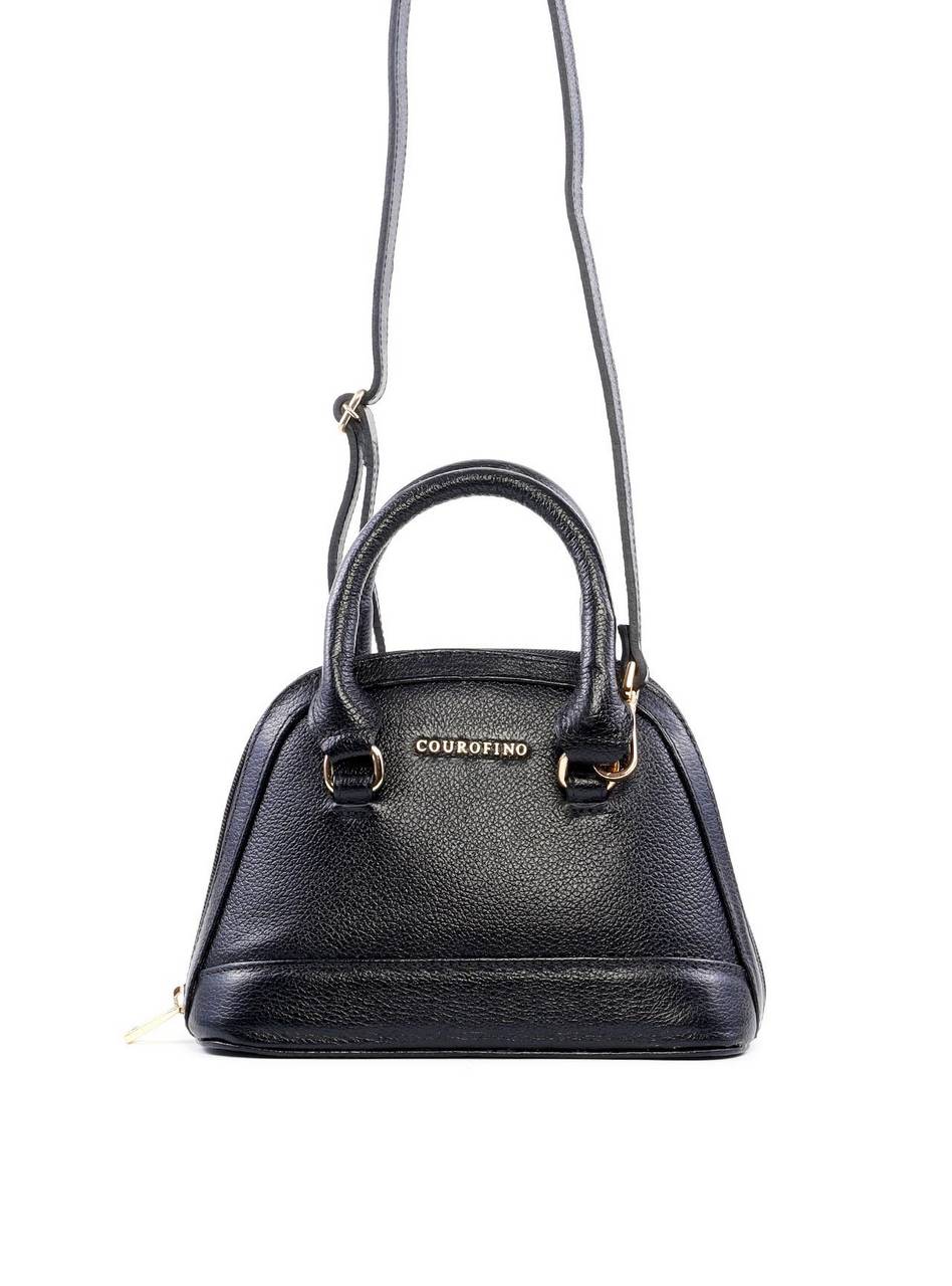 Bolsa Tote Pequena Arredondada - Preta BSI-6239 - PR