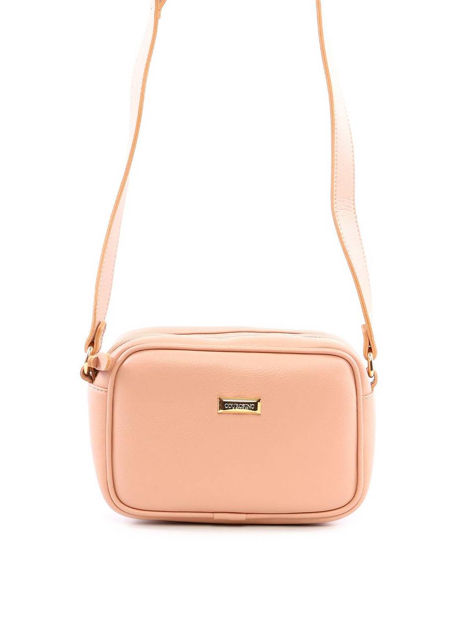 Bolsa Tote Pequena Arredondada - Nude BSI-6269 - NU