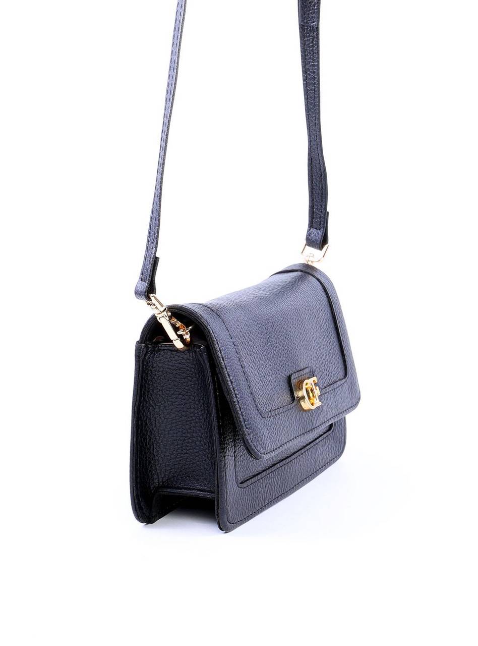 Bolsa Satchel Retangular Transversal - Preta BSI-6051 - PR