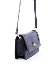 Bolsa Satchel Retangular Transversal - Preta BSI-6051 - PR