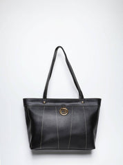 Bolsa Tote Grande Tiracolo Preta BSI-5836 - PR