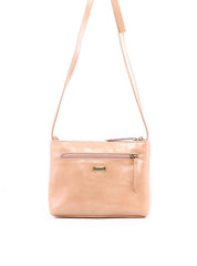 Bolsa Tote Transversal com Pedraria - Nude BSI-6362 - NU