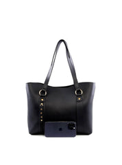Bolsa Shopper com Rebites - Preta BSI-6420 - PR