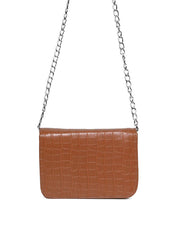 Bolsa Saddle Pequena Estruturada Alça Transversal Castor BSI-5724 - CS