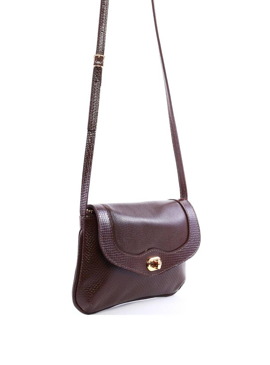 Bolsa Satchel Transversal com Fecho Giratório - Cacau BSI-6356 - CA