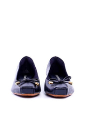 Scarpin de Bico Quadrado e Laço - Preto BSI-11998 - PR