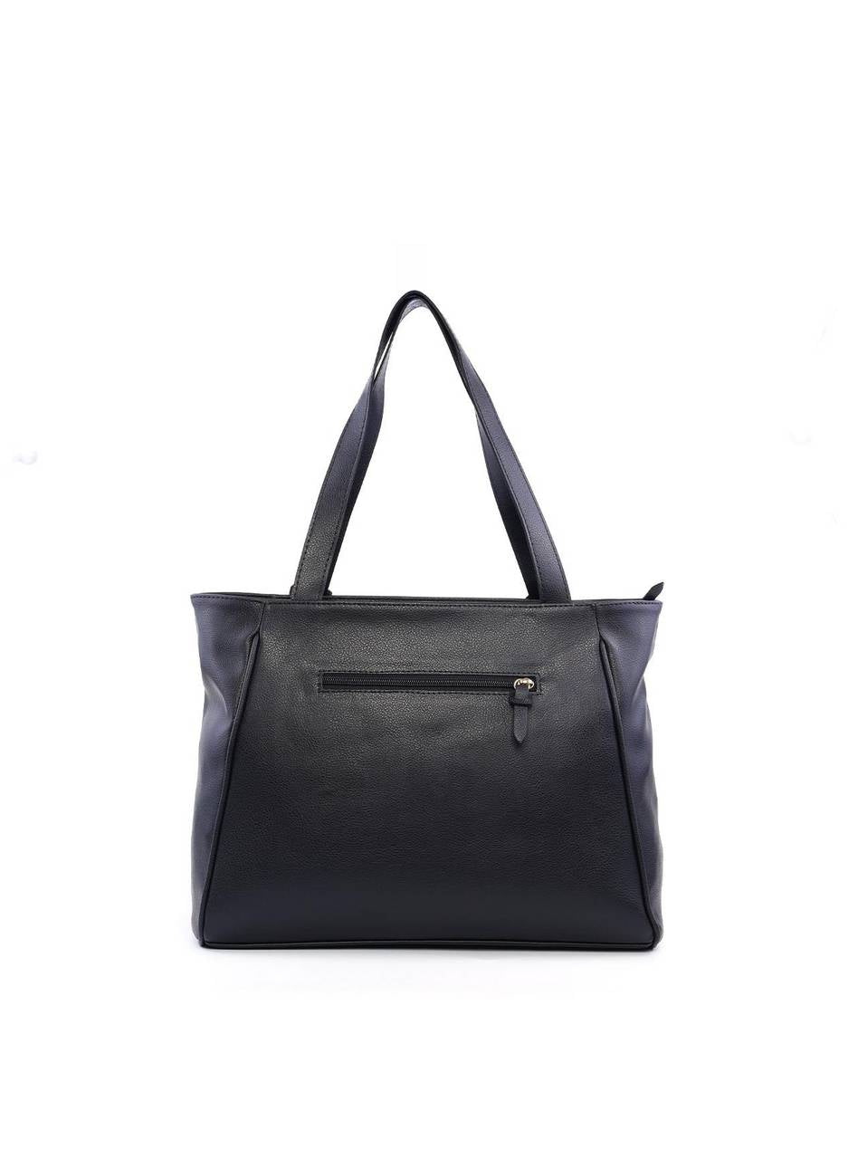 Bolsa Tote com Maxi Fivelas Frontais - Preta BSI - 6180 - PR