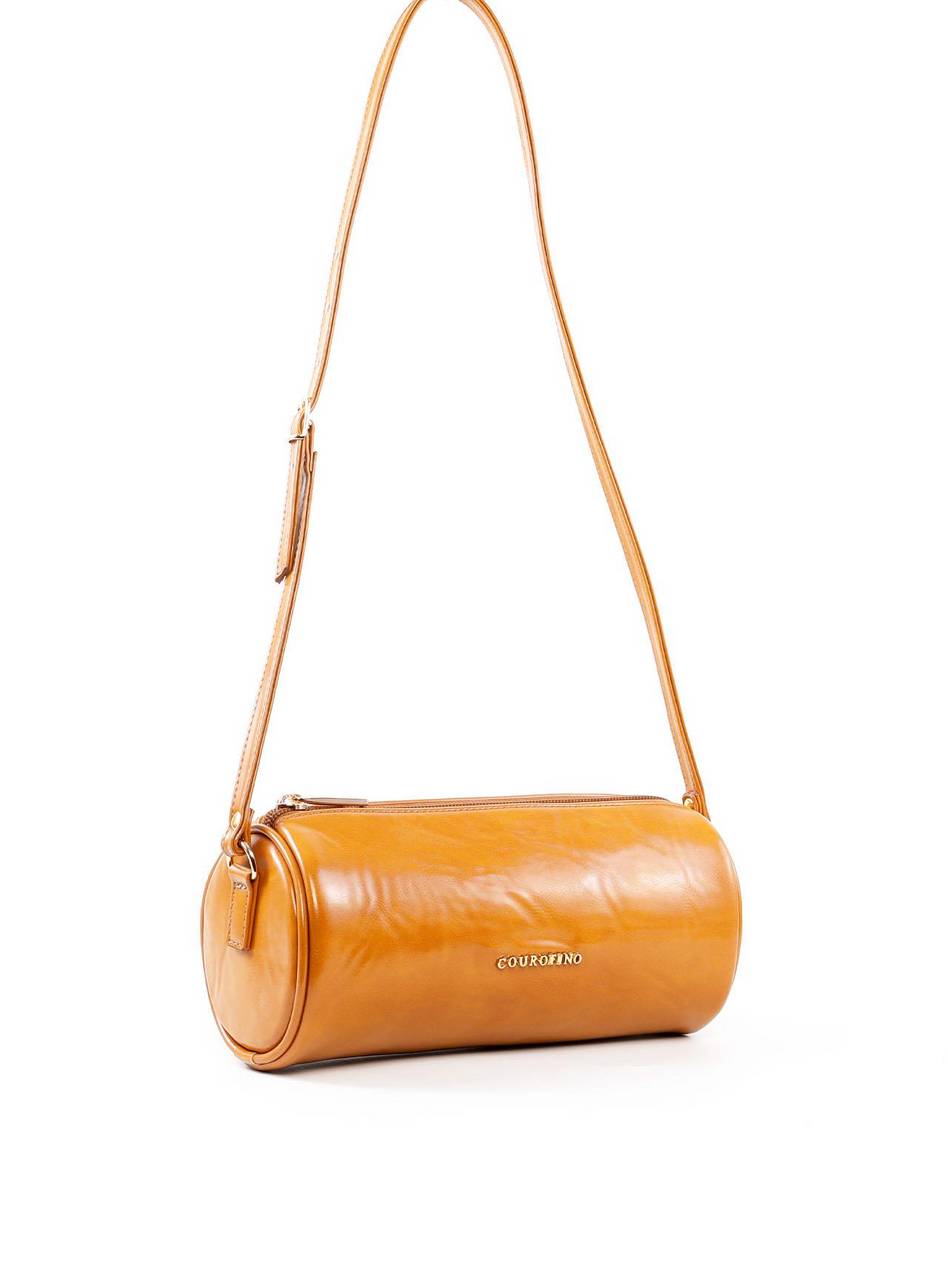 Bolsa Baguete Pequena Bowling - Mostarda BSI-6457 - MT