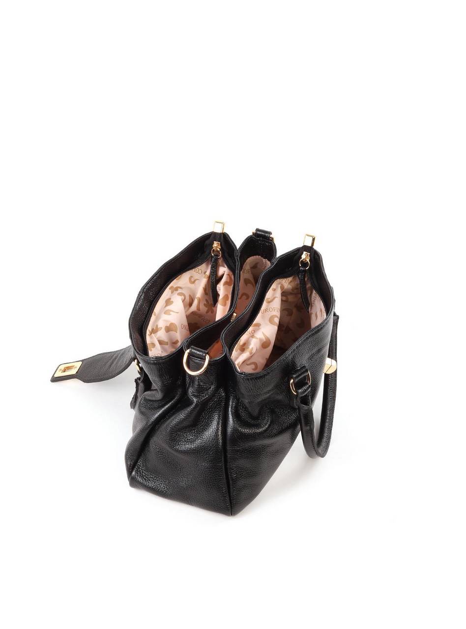Bolsa Tote Alça Dupla Três Divisórias - Preta BSI-6380 - PR