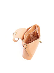Bolsa Tote Transversal com Fecho CF - Nude BSI-6086 - NU