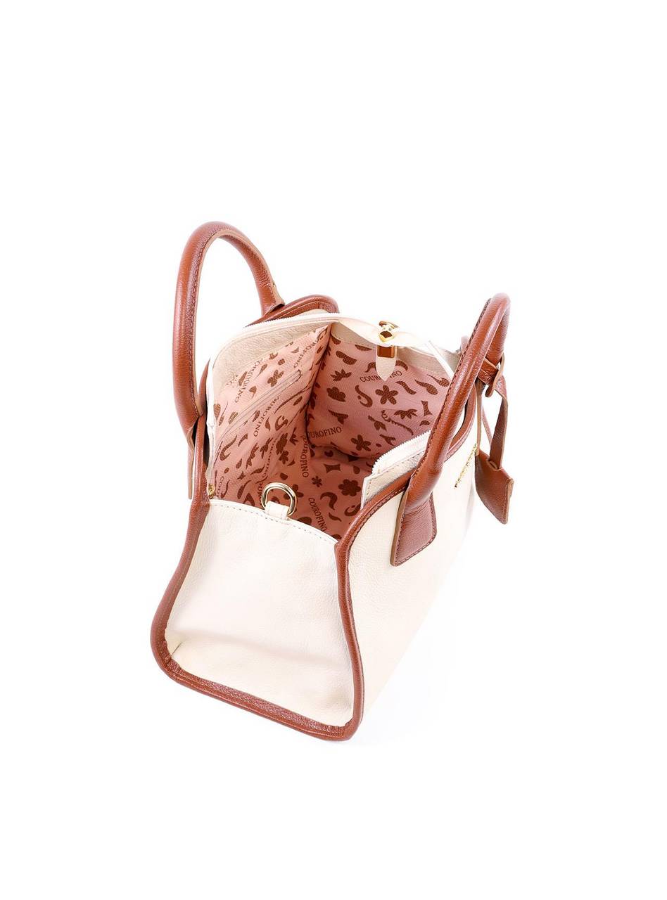 Bolsa Tote de Mão Alça Dupla e Charm - Fenno BSI-6124 - FE