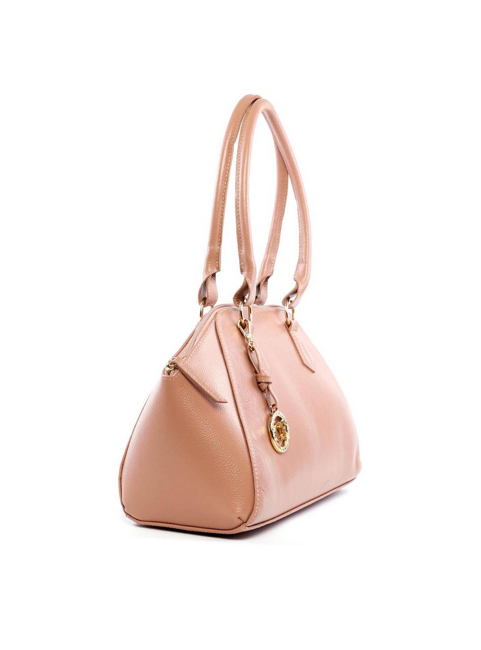 Bolsa Tote com Detalhe de Chaveiro CF - Nude BSI-6176 - NU