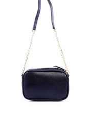 Bolsa Tote Pequena com Alça de Corrente - Preta BSI-6328 - PR