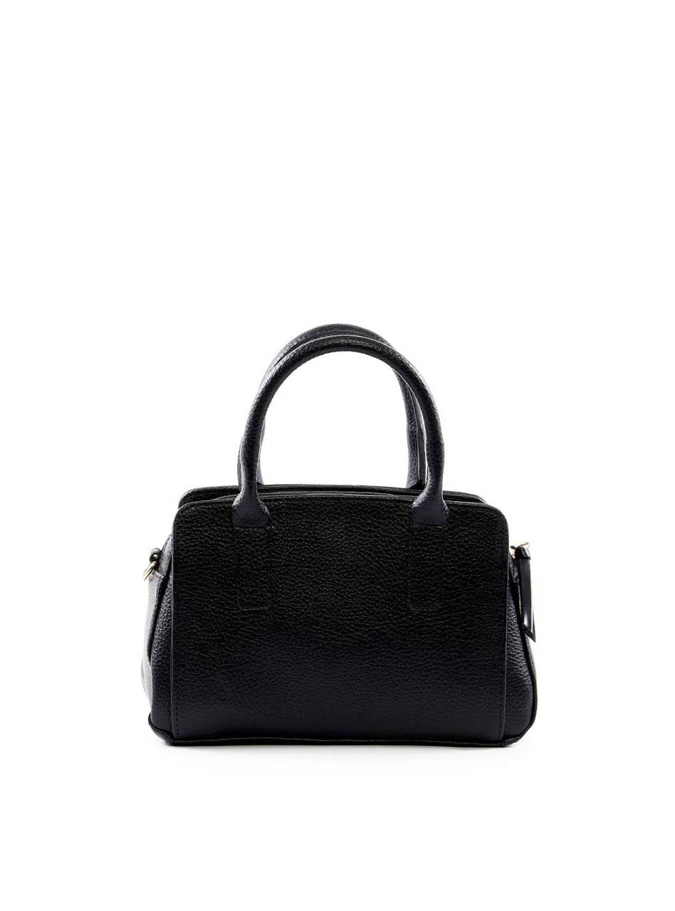 Bolsa Tote Quadrada com 3 Divisórias - Preta BSI-6474 - PR