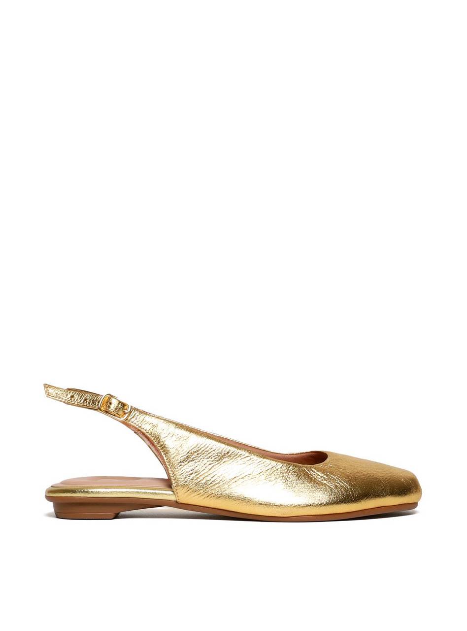 Sapatilha Slingback Bico Redondo - Ouro SDI-11687 - AU