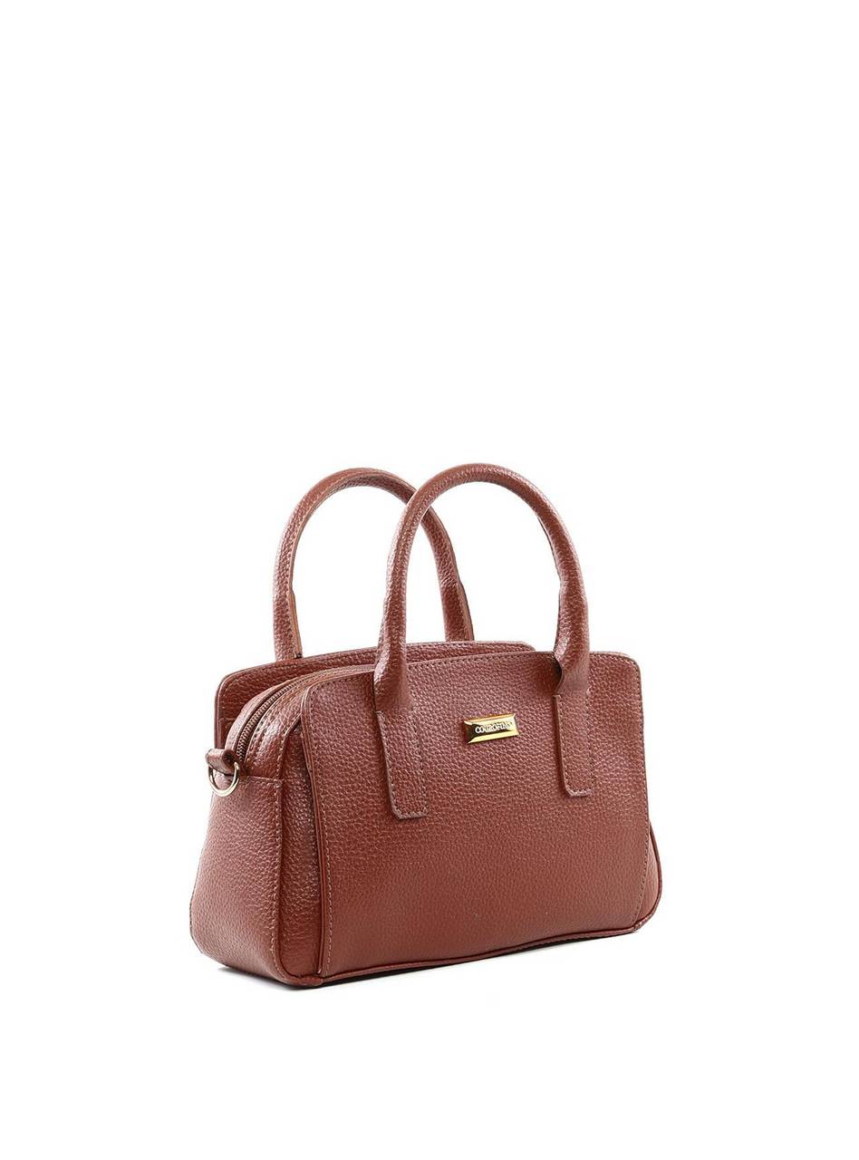 Bolsa Tote Quadrada com 3 Divisórias - Cacau BSI-6474 - CA