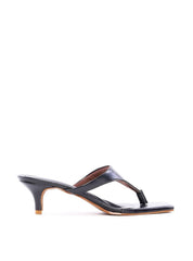 Tamanco de Dedo Kitten Heel Salto - Preto SDI-12178 - PR