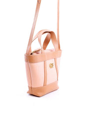 Bolsa Tote com Alça Dupla Geométrica - Nude BSI-6061 - NU