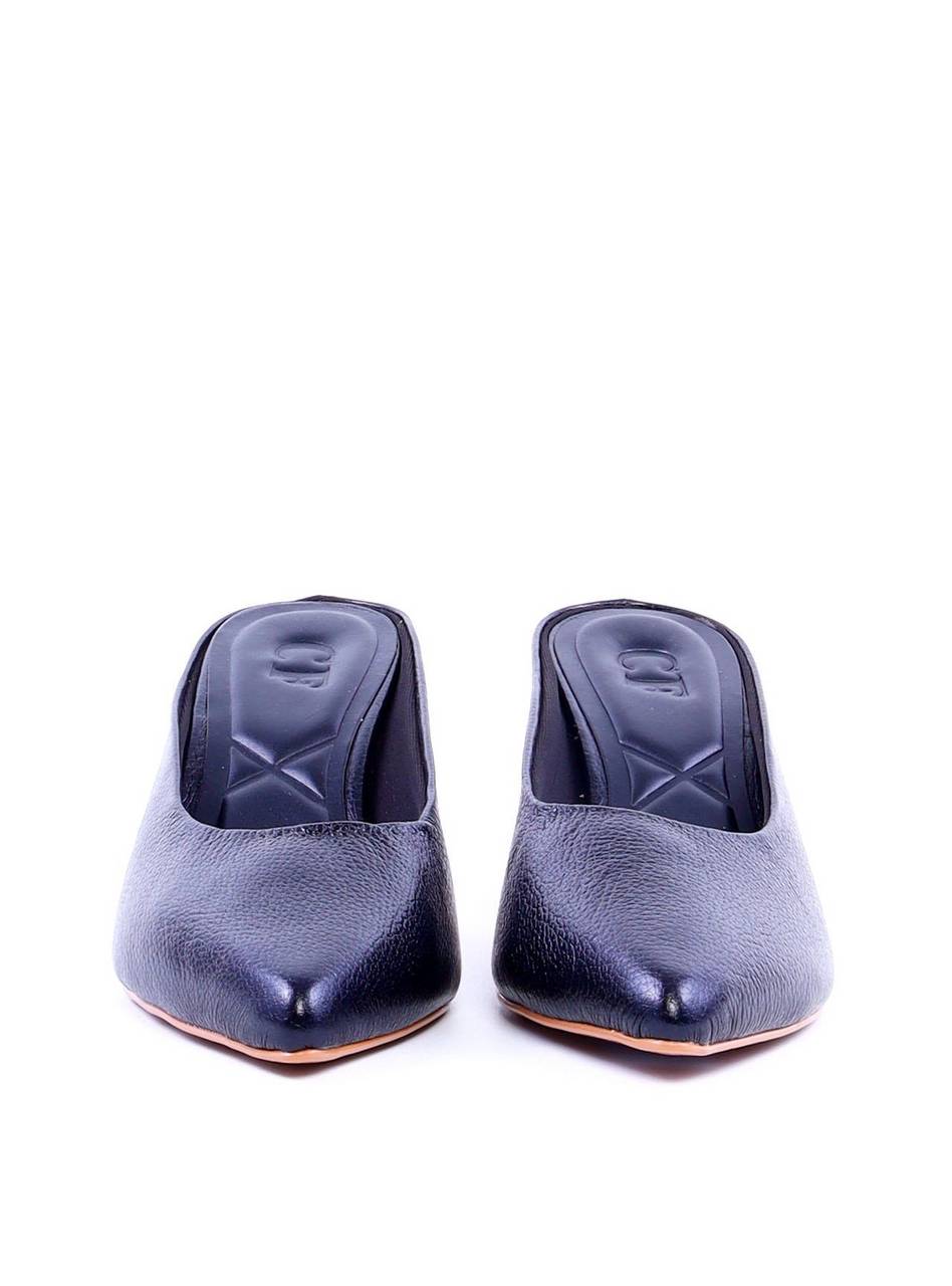 Mule Salto Taça Bico Folha - Preta SDI-11980 - PR