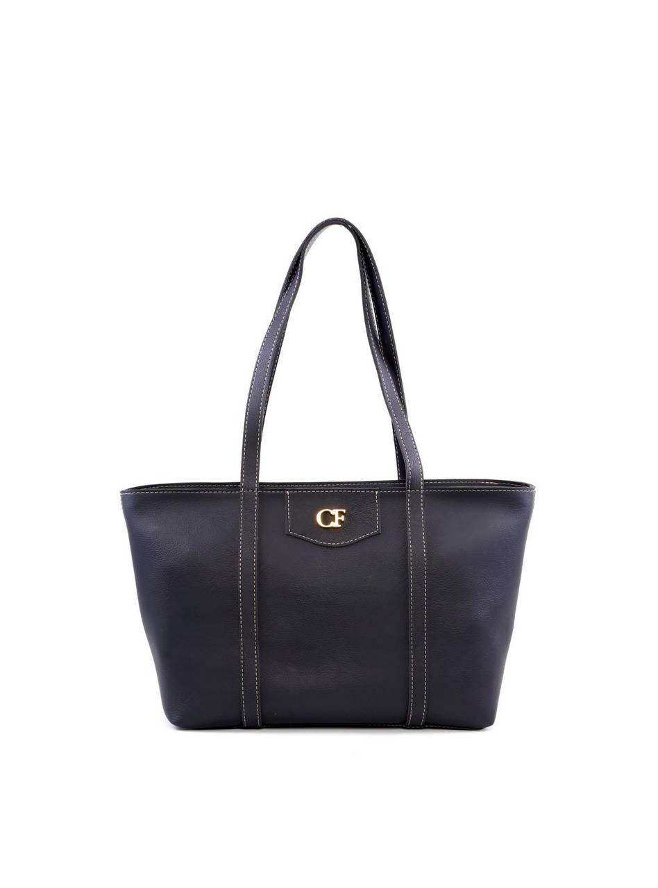 Bolsa Shopper com Detalhe em Costura - Preta BSI-6232 - PR