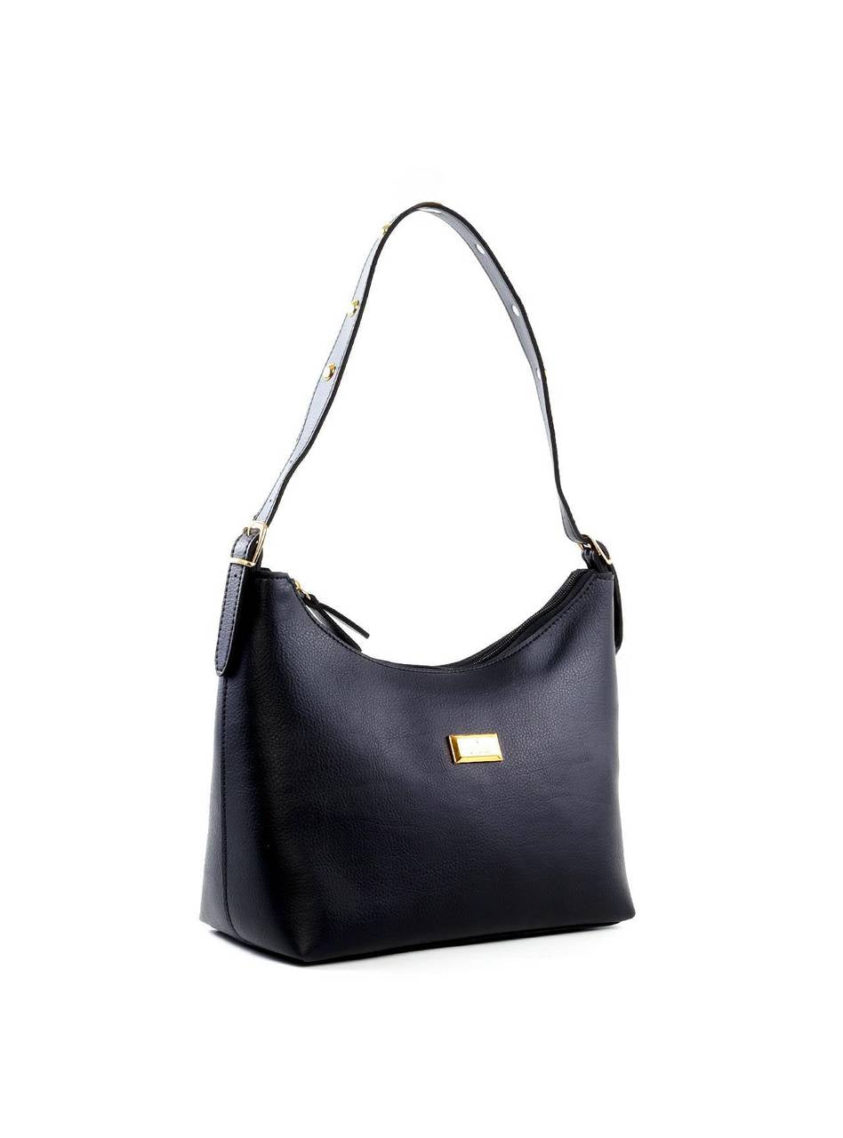 Bolsa Hobo Média Tiracolo Preta BSI-5864 - PR