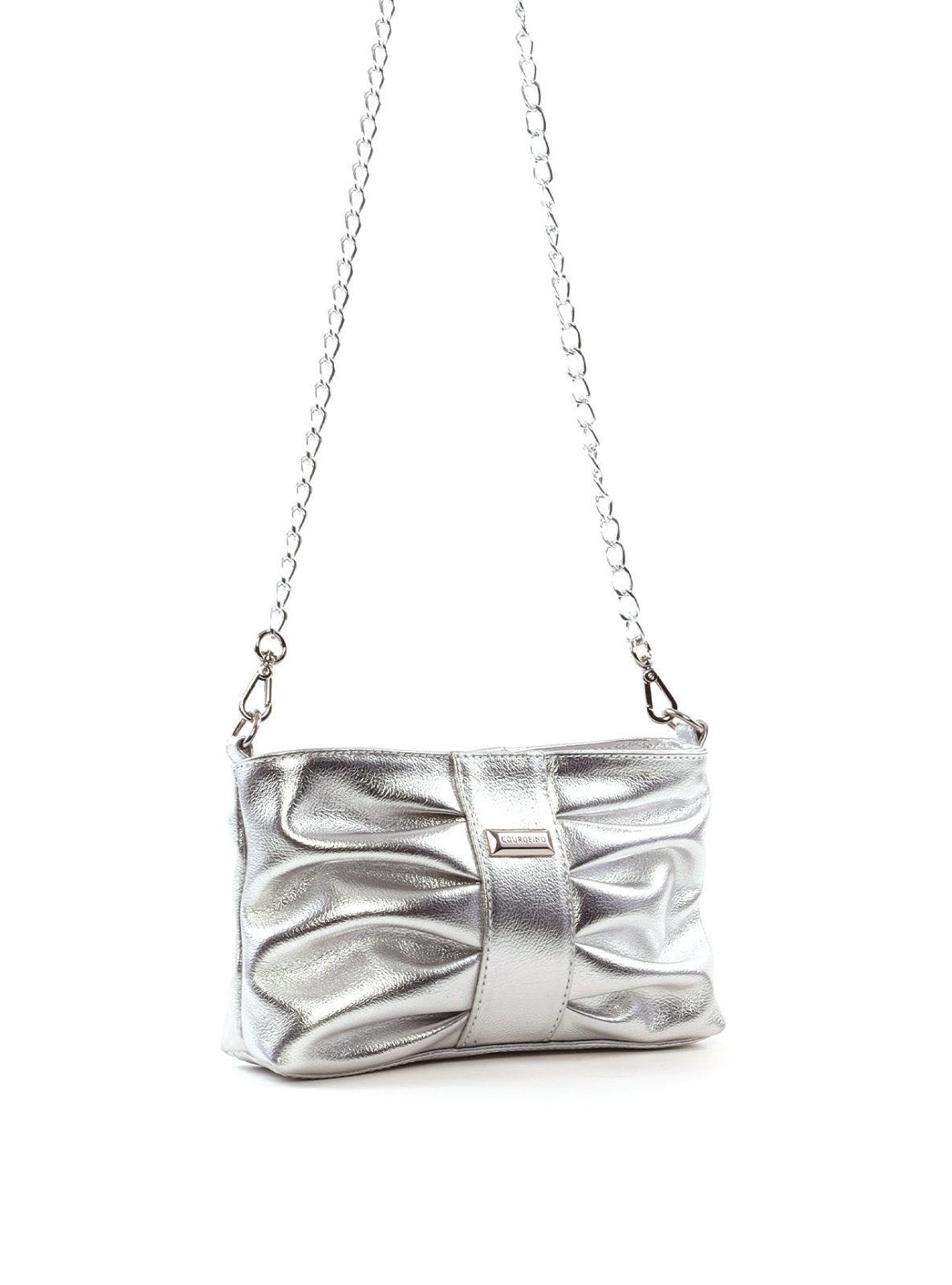 Clutch Drapeada com Alça Corrente BSI-6540 - PT