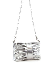 Clutch Drapeada com Alça Corrente BSI-6540 - PT