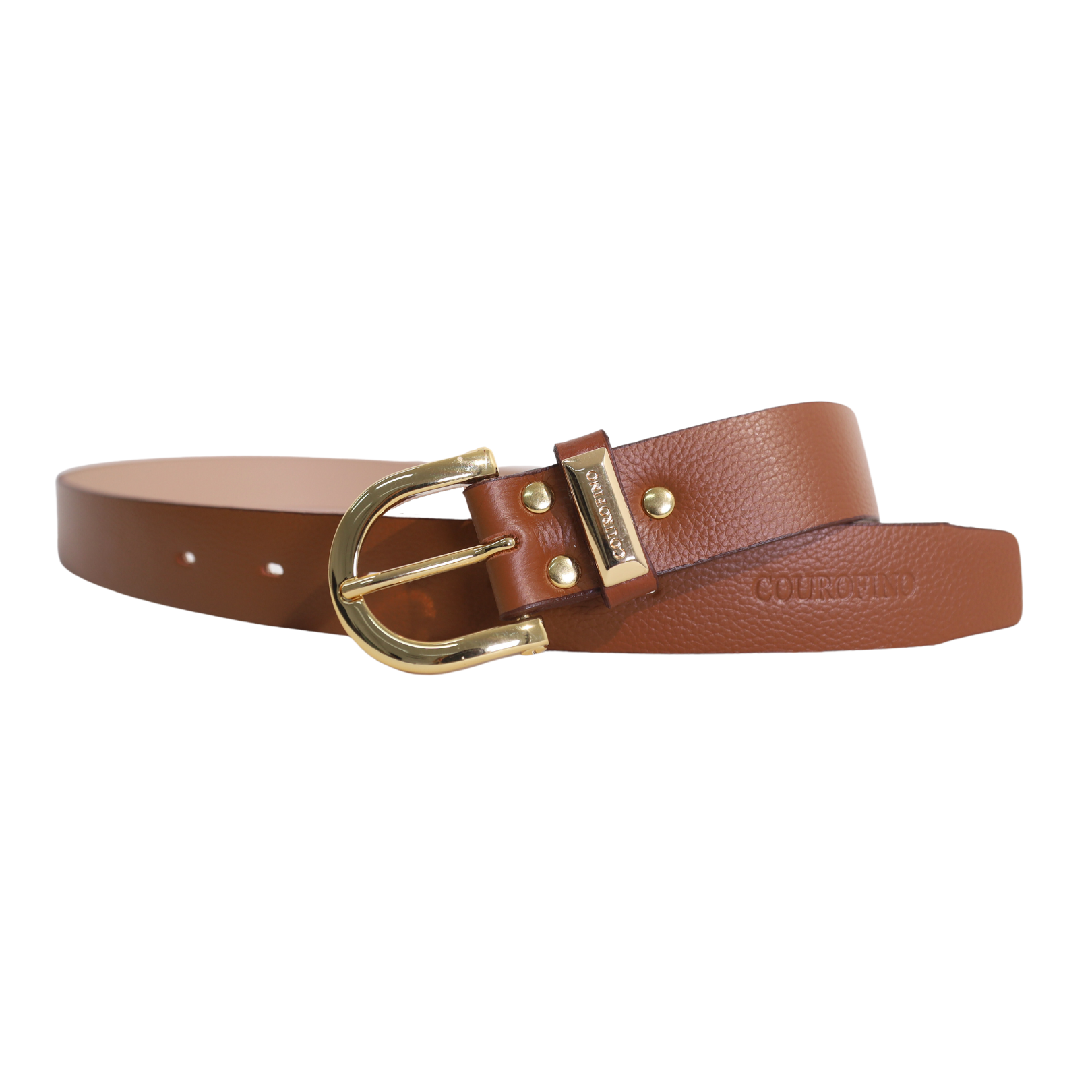 Cinto Feminino Social Espessura Media Liso Couro - Castor CTI-925 - CS