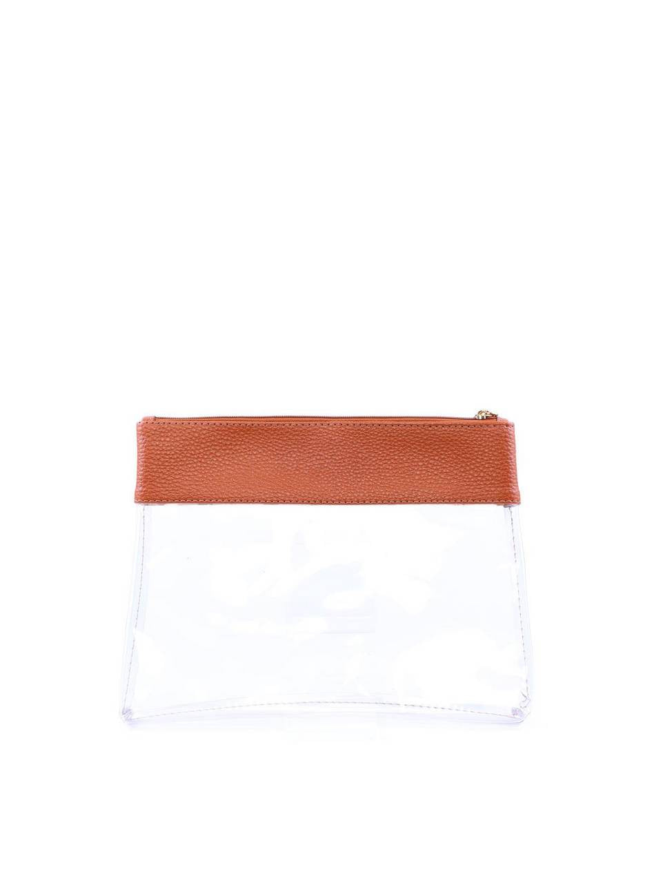 Necessaire Transparente Quadrada Média - Castor NSI-147 - CS