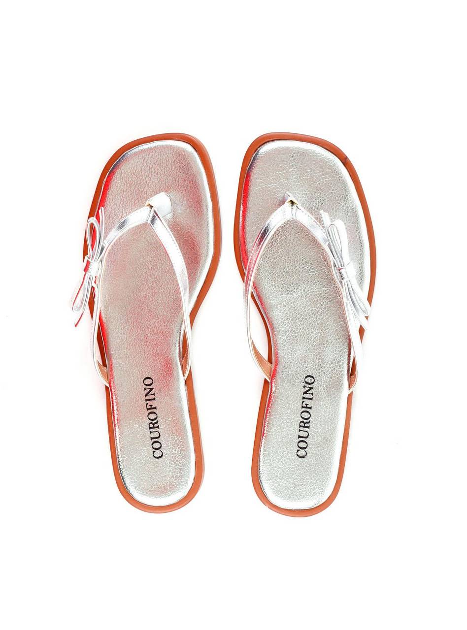 Rasteira de Dedo com Laço - Prata SDI-11971 - PT