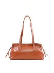 Bolsa Tote de Couro com Ilhós Laterais - Castor BSI-6223 - CS