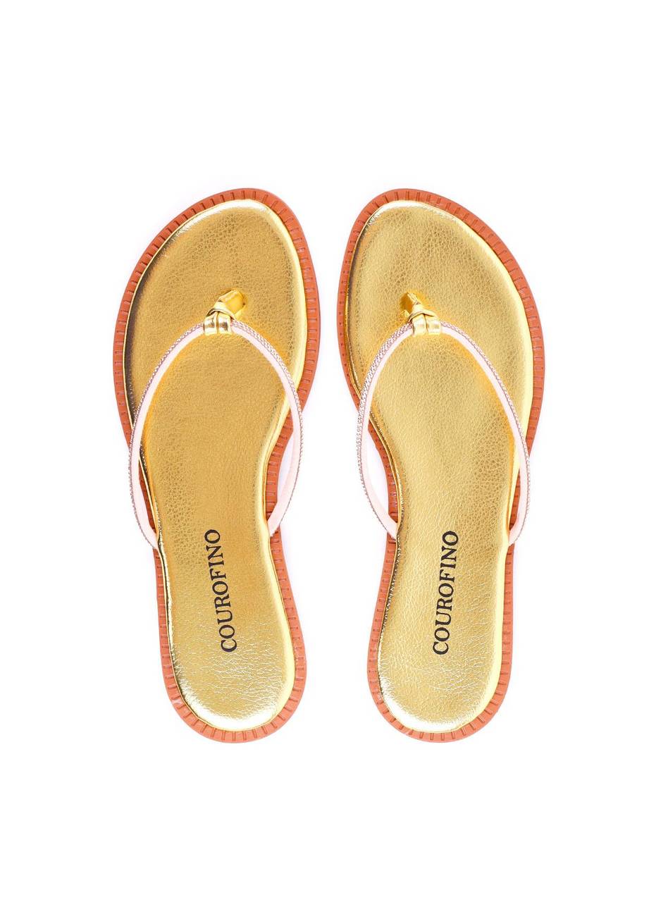 Kit Rasteira e Necessaire - Ouro SDI-11936 - AU