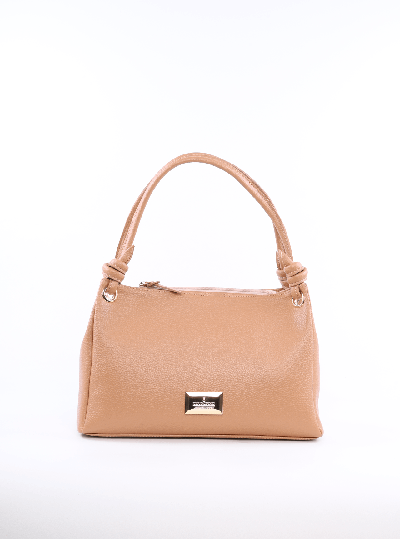 Bolsa Tote de Mão com Detalhe em Nó - Nude BSI-6219 - NU