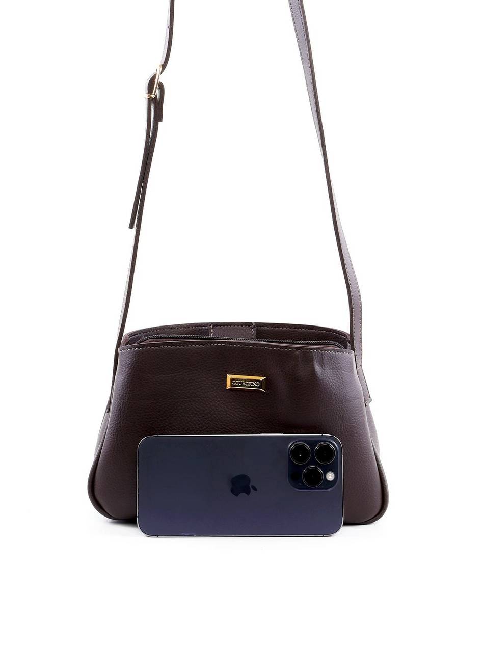 Bolsa Tote Transversal com 3 Divisórias - Cacau BSI-6411 - CA
