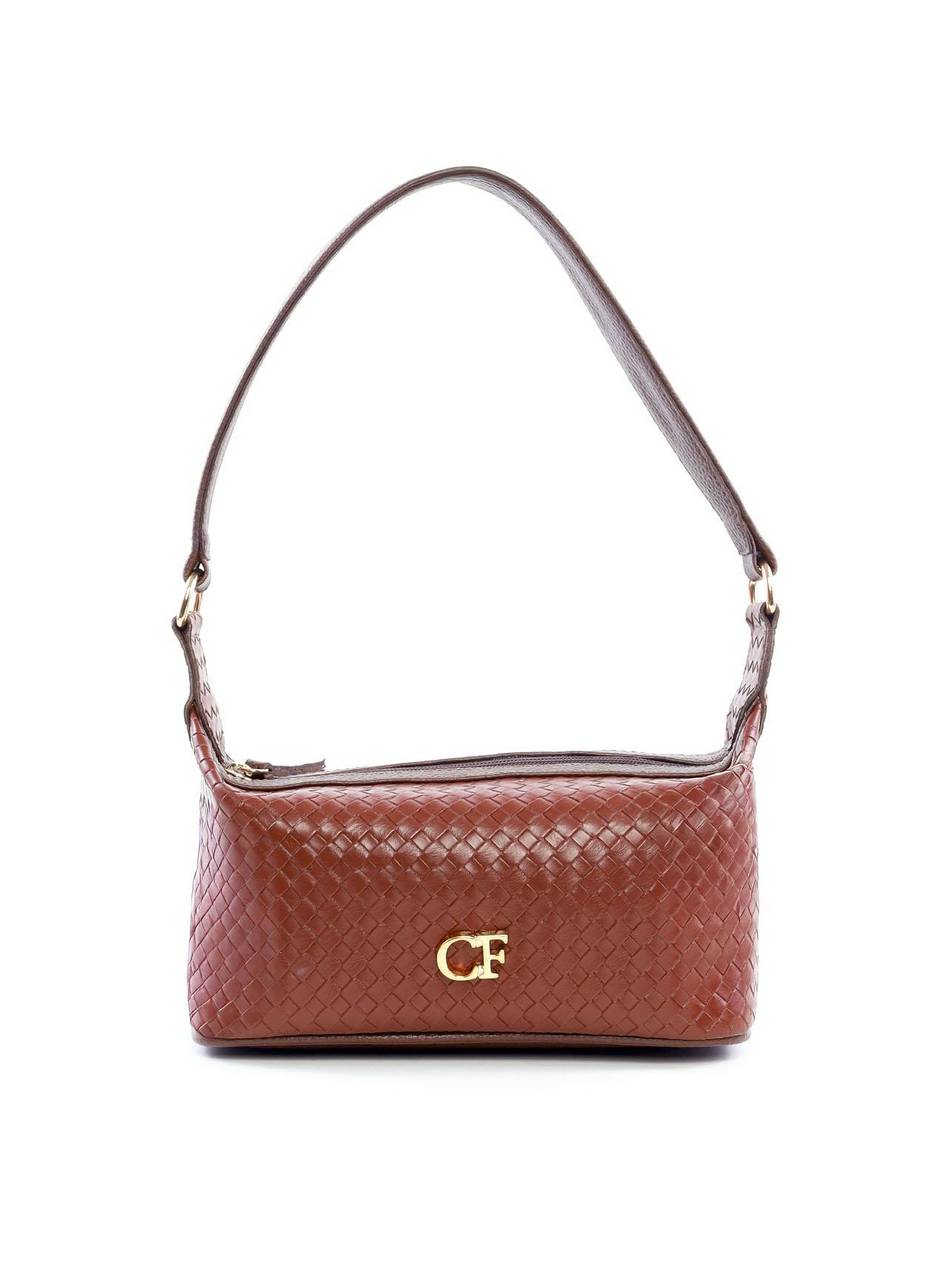 Bolsa Hobo Tressê Estilo Frasqueira - Cacau BSI-6185 - CA