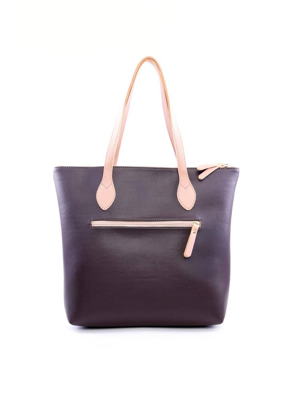 Bolsa Shopper Tiracolo com Tiras Entrelaçadas - Cacau BSI-6070 - CA